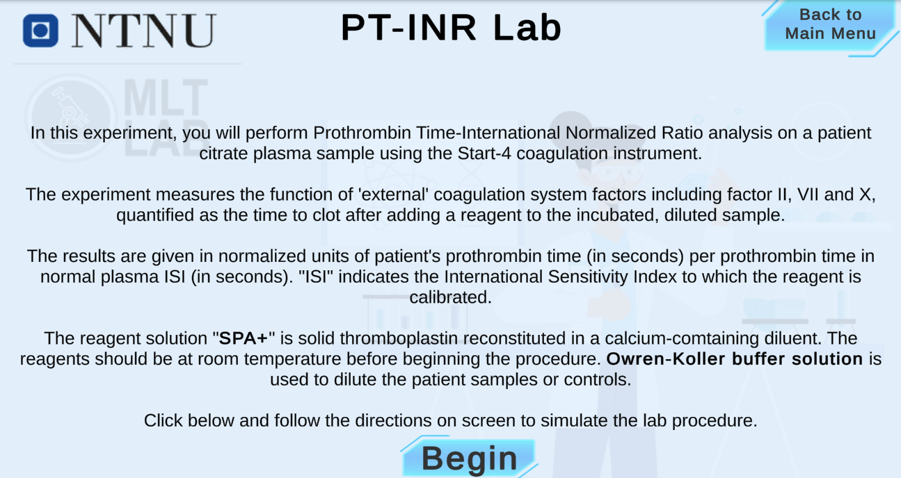 PT-INR simulation